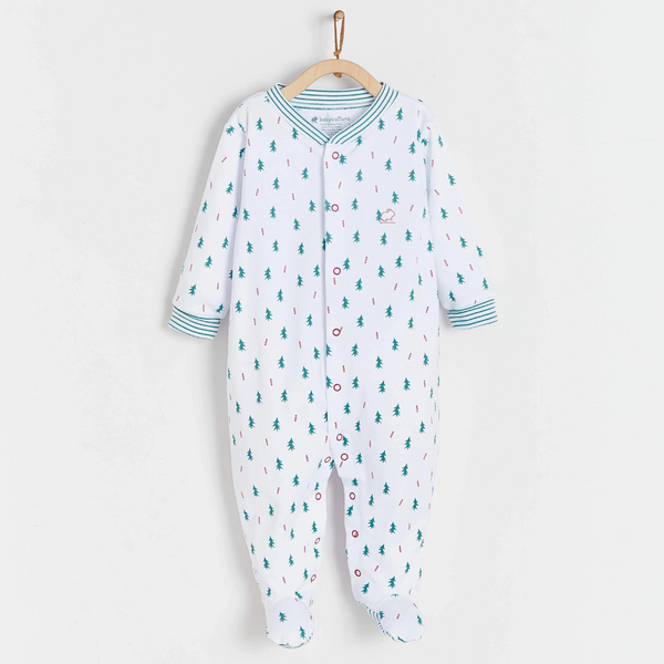 Babycottons Christmas Pajama Snap Sootie