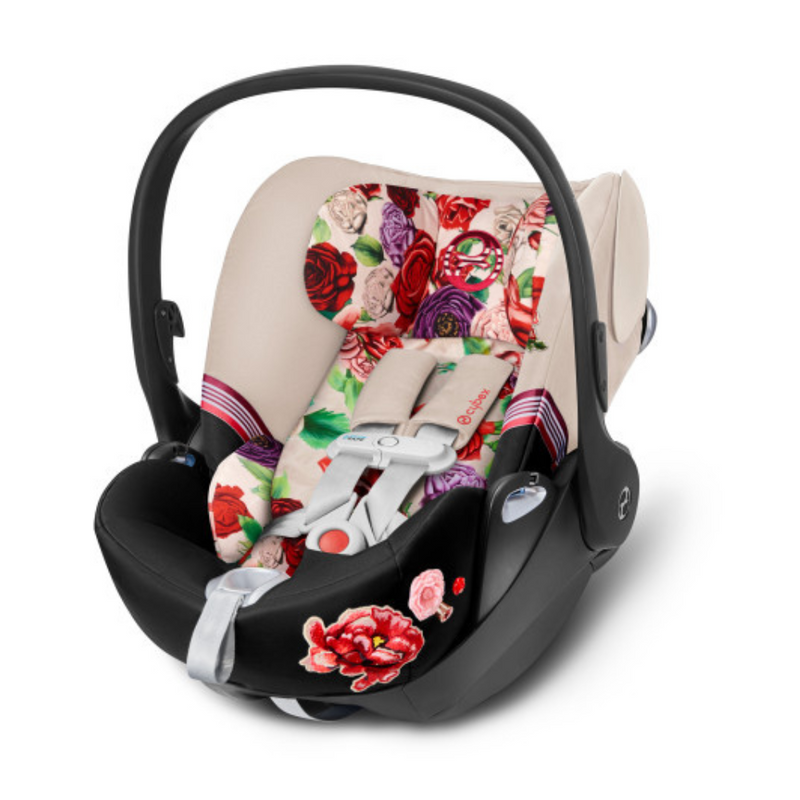 Cybex Cloud Q  Infant Car Seat Spring Blossom Light