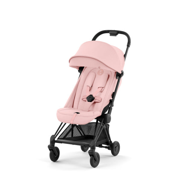 Cybex Coya Stroller Matte Black/Peach Pink