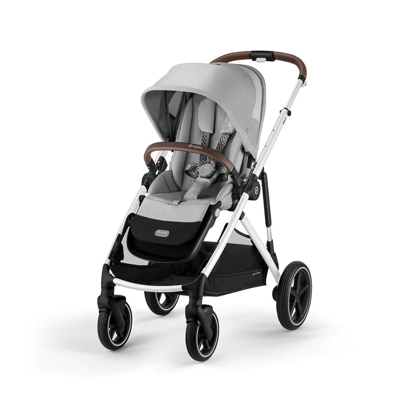 Cybex Gazelle S 2 Stroller - Silver Frame/Lava Grey Seat