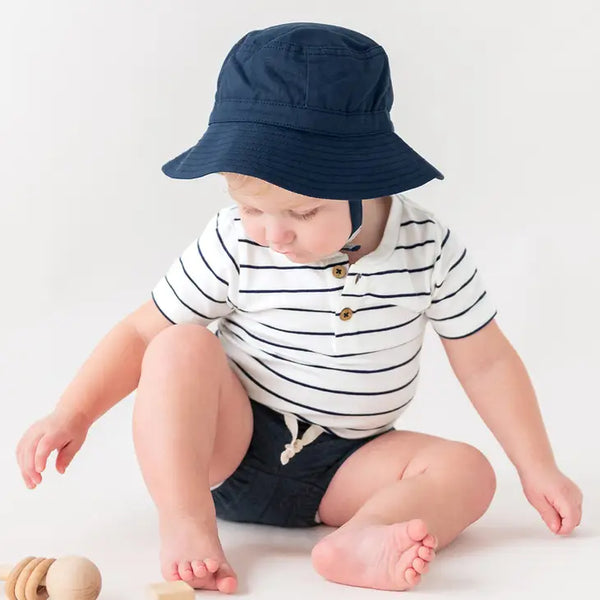 Ruffle Butts Dark Navy Bucket Hat