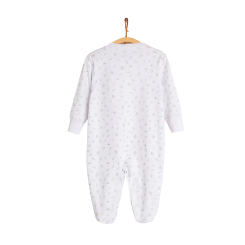 Babycottons Feathers Snaps Footed Pajama