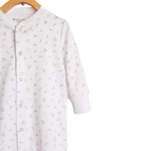 Babycottons Feathers Snaps Footed Pajama