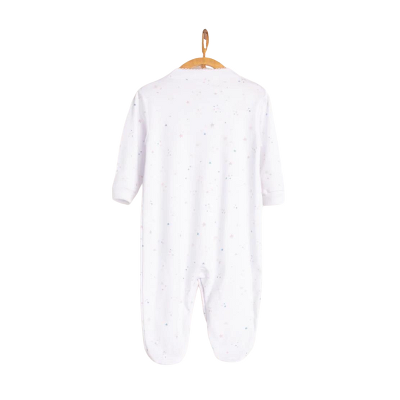 Babycottons Shine Footed Pajama - Pink