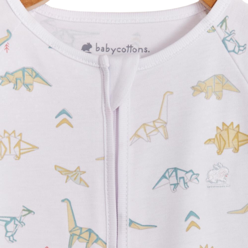 Babycottons Dino Origami Footless Pajama