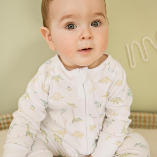 Babycottons Dino Origami Footless Pajama