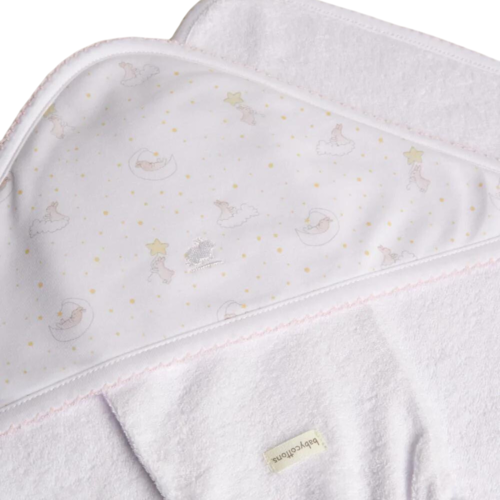 Babycottons Dreams Cotton Hooded Towel Pink