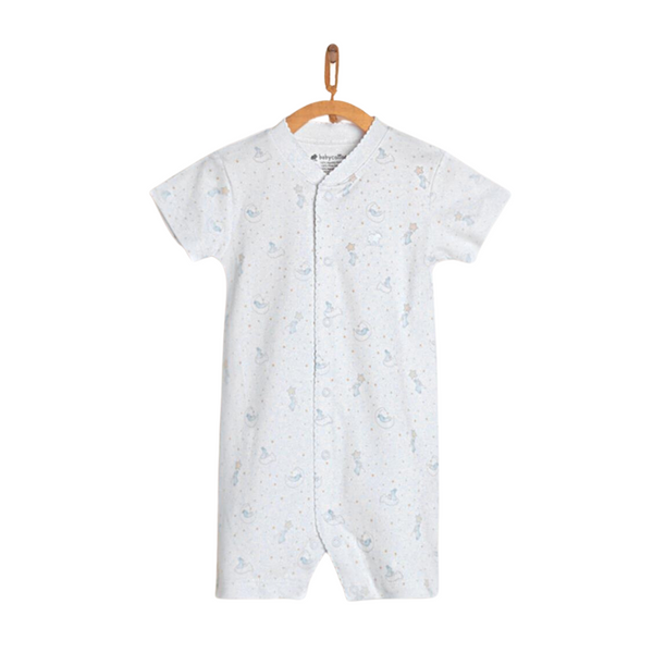 Babycottons Dreams Short Romper - Light Blue