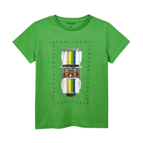 Mayoral Ecofriends Sustainable Cotton T-shirt Boy Matcha