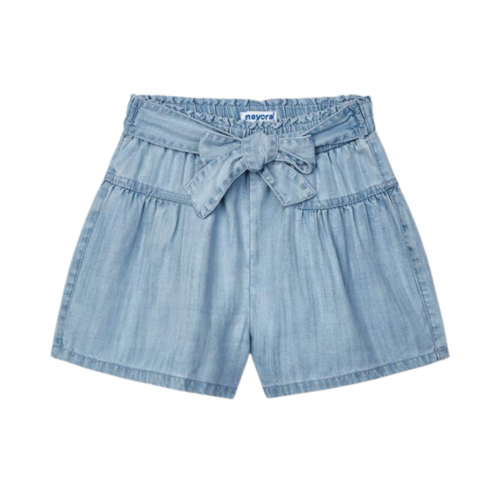 Mayoral Ecofriends Denim Loose Shorts Girl Beached Jeans