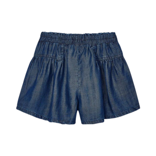 Mayoral Ecofriends Denim Loose Shorts Girl Dark Denim