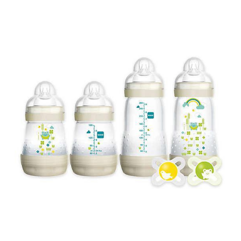 MAM Feed And Soothe Gift Set Clear Frog