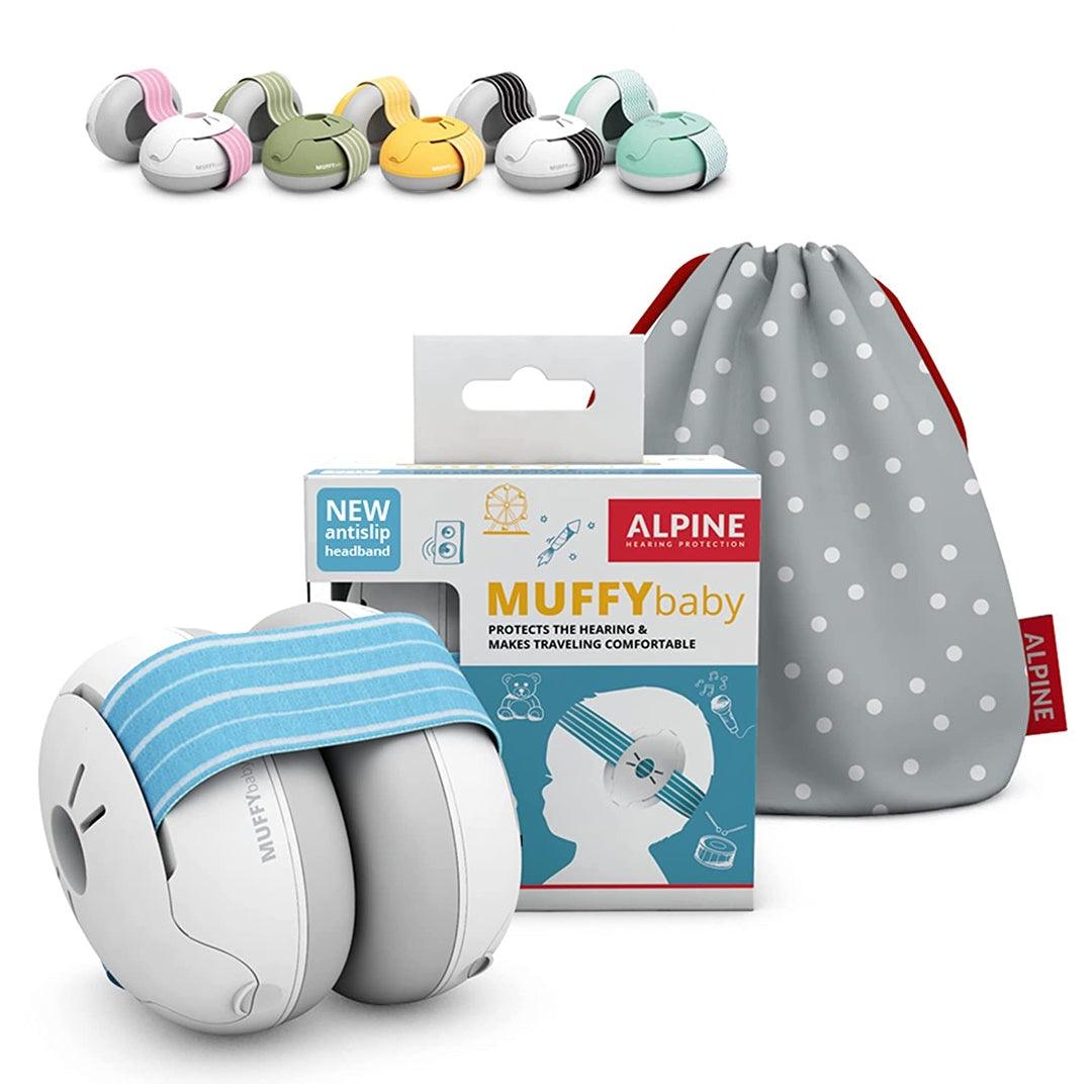 Fone Com Proteção Auditiva Infantil Alpine Muffy Baby Azul - Alpine Muffy Babytunes