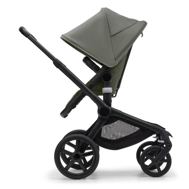 Bugaboo Fox 5 Bassinet & Seat Stroller - Black Chassis-Forest Green