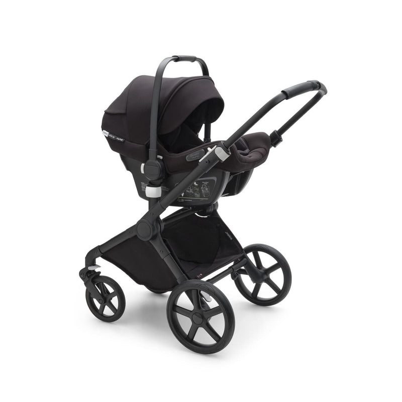 Bugaboo Fox 5 Bassinet & Seat Stroller - Black Chassis-Grey Mélange