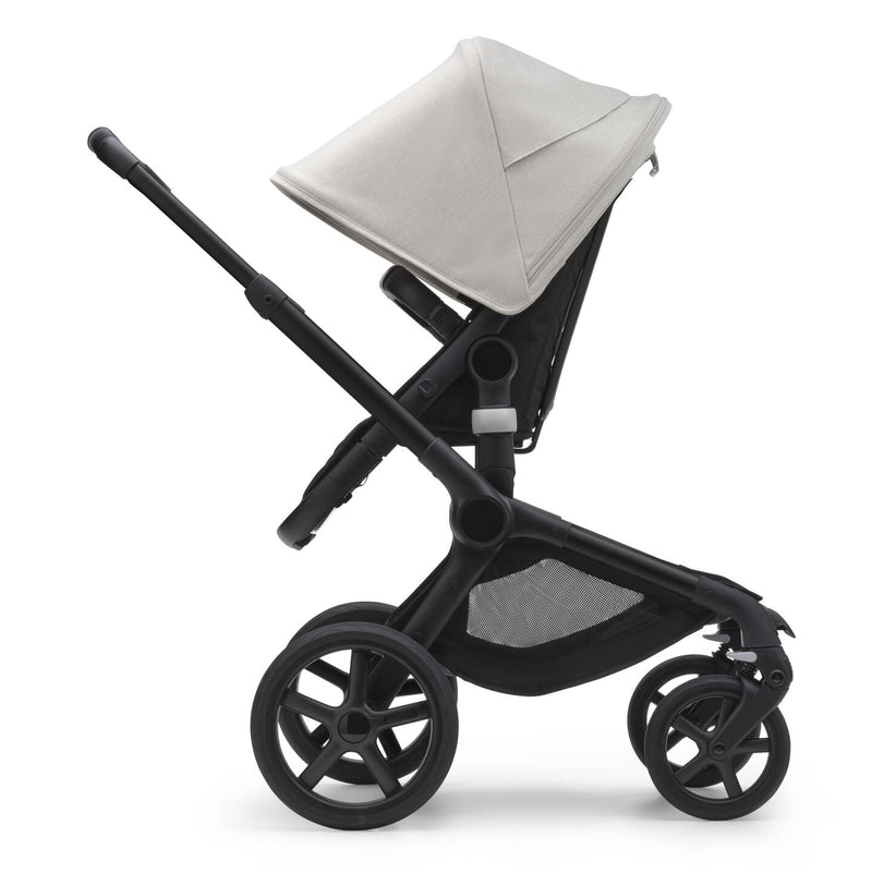 Bugaboo Fox 5 Bassinet & Seat Stroller - Black Chassis - Misty White/Black