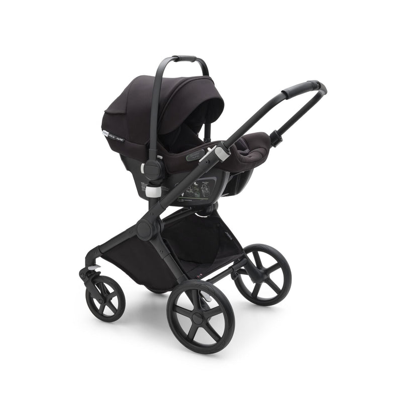 Bugaboo Fox 5 Bassinet & Seat Stroller - Black Chassis - Misty White/Black