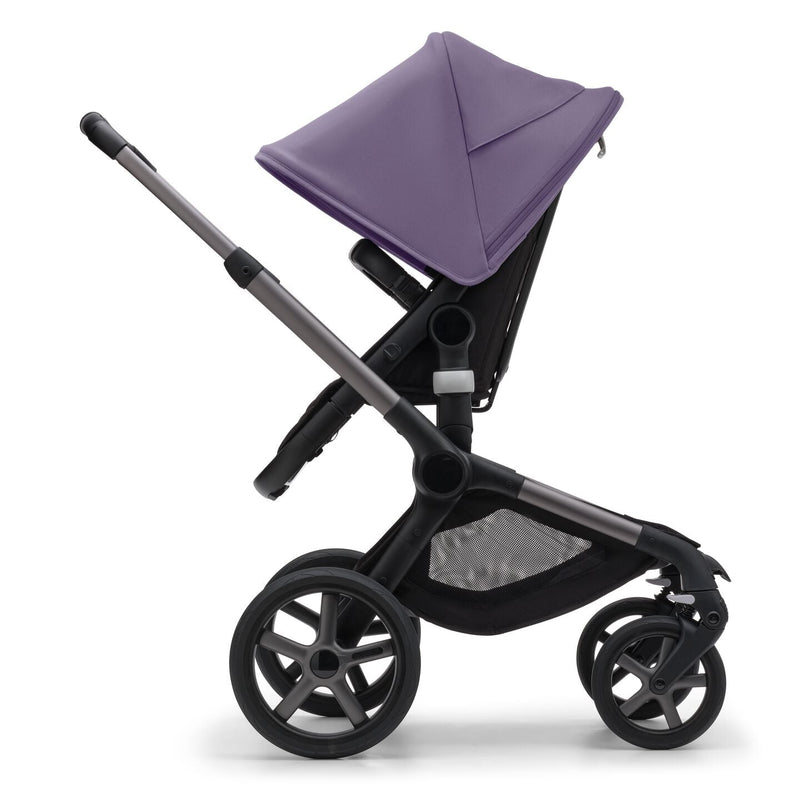 Bugaboo Fox 5 Bassinet & Seat Stroller - Graphite Chassis - Astro Purple/Black