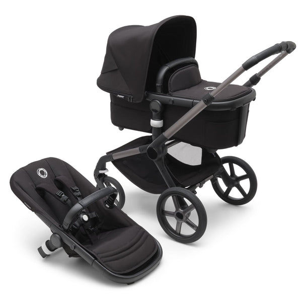 Bugaboo Fox 5 Bassinet & Seat Stroller - Graphite Chassis-Black