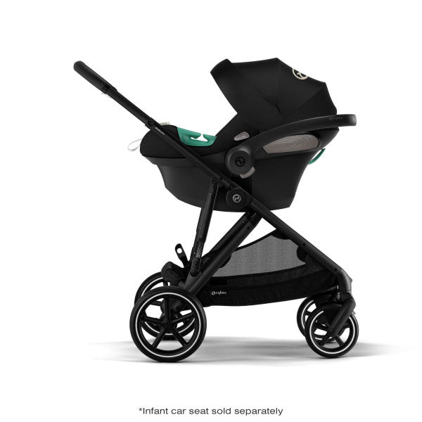 Cybex Gazelle S 2 Stroller - Black Frame/Moon Black Seat