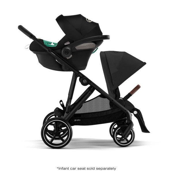 Cybex Gazelle S 2 Stroller - Black Frame/Moon Black Seat