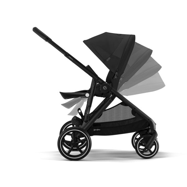 Cybex Gazelle S 2 Stroller - Black Frame/Moon Black Seat