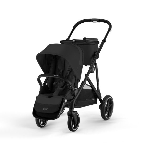 Cybex Gazelle S 2 Stroller - Black Frame/Moon Black Seat