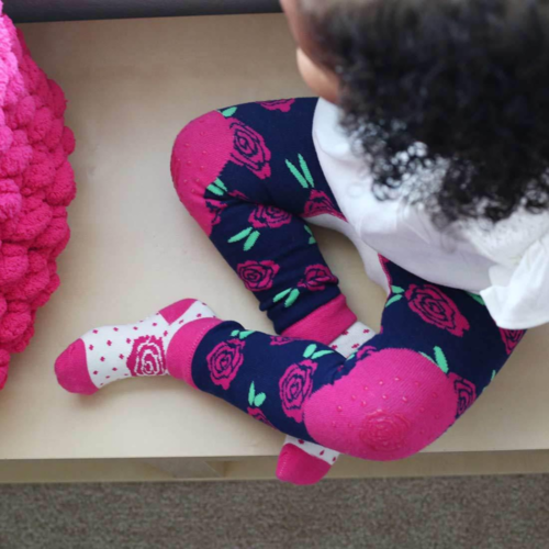 Zoocchini Grip+Easy Comfort Crawler Legging & Socks Set Bunny