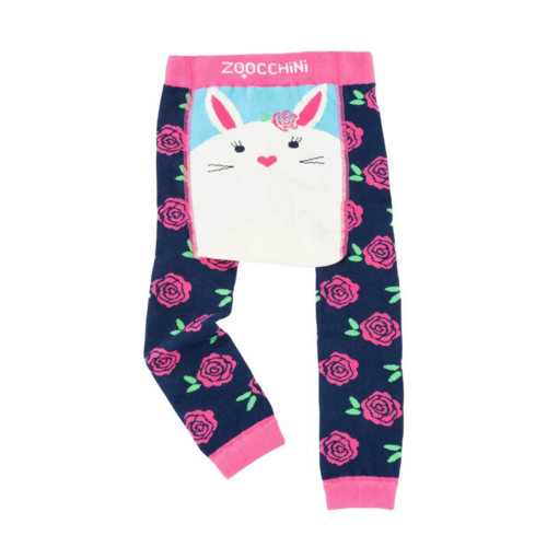 Zoocchini Grip+Easy Comfort Crawler Legging & Socks Set Bunny