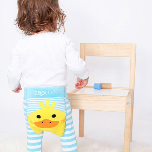 Zoocchini Grip+Easy Comfort Crawler Legging & Socks Set Duck