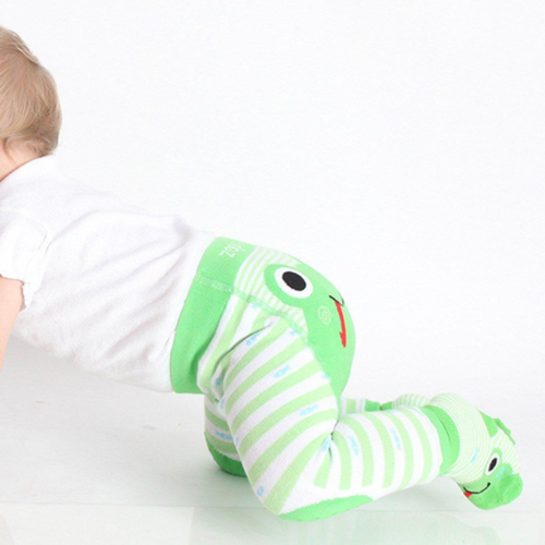 Zoocchini Grip+Easy Comfort Crawler Legging & Socks Set Frog