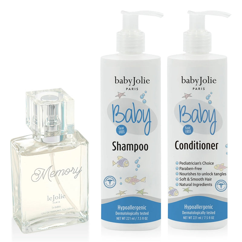 Baby Jolie Bath Gift Set (Shampoo, Conditioner & Memory Baby Perfume)