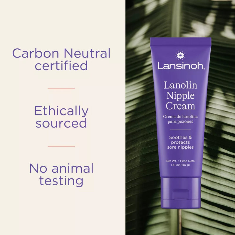 Lansinoh Lanolin Nipple Cream for Breastfeeding Essentials - 1.41 Oz