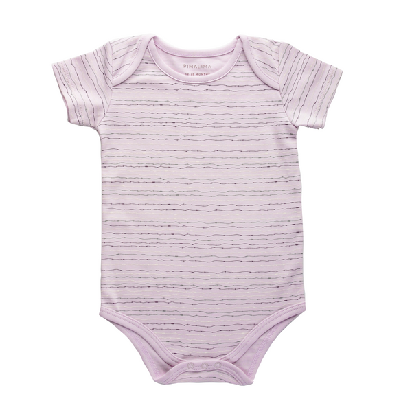 Pima Lima Lavender Quipu Short Sleeve Bodysuit