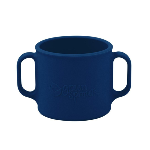 Green Sprouts Learning Cup Made From Silicone Navy