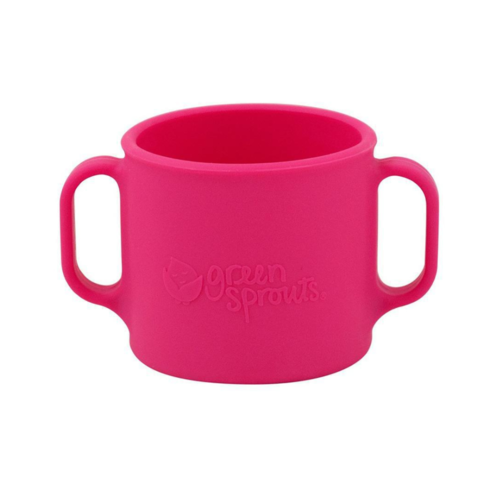 Green Sprouts Learning Cup Made From Silicone Pink