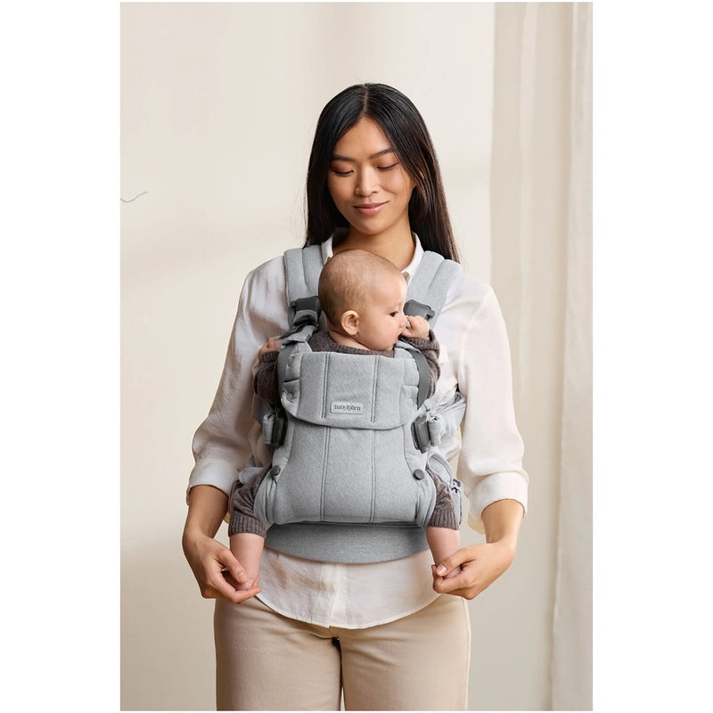 BabyBjörn Baby Carrier Harmony Woven Melange - Light Gray