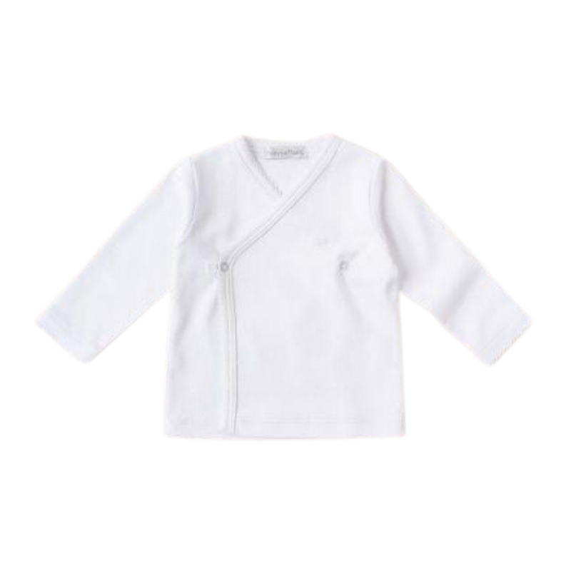 Babycottons Logo Kimono Set White