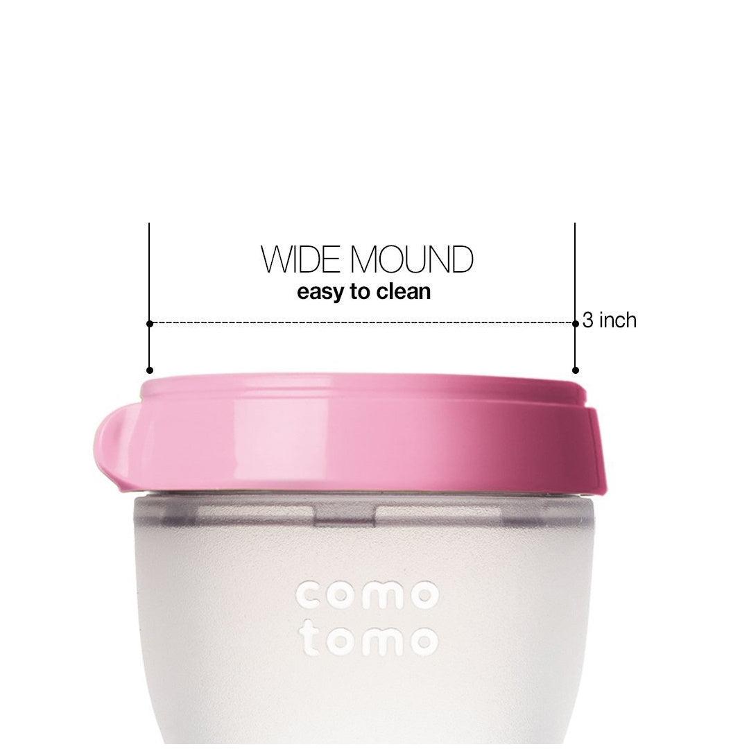 Mamadeira Comotomo Rosa 250ML - Comotomo Babytunes