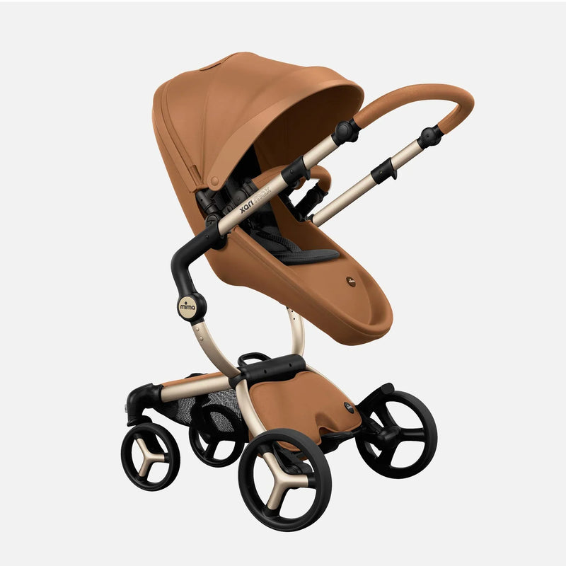 Mima Mima Xari Max Stroller - Champagne/Camel/Black