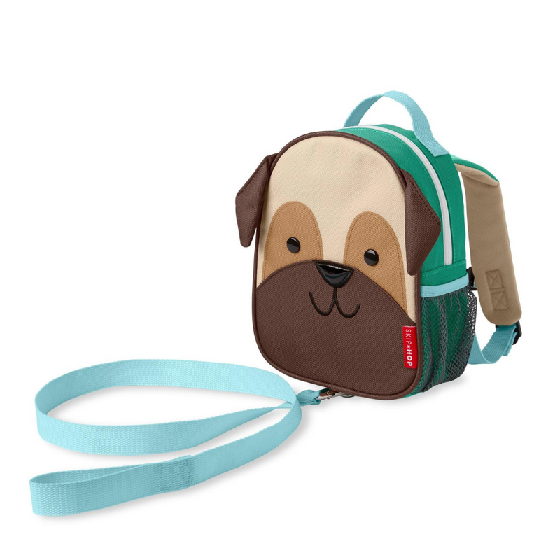 Skip Hop Zoo Mini Backpack With Safety Harness Pug