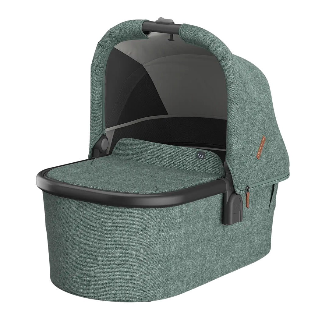 UPPAbaby Bassinet V3 - Gwen Green Melange/Carbon Frame