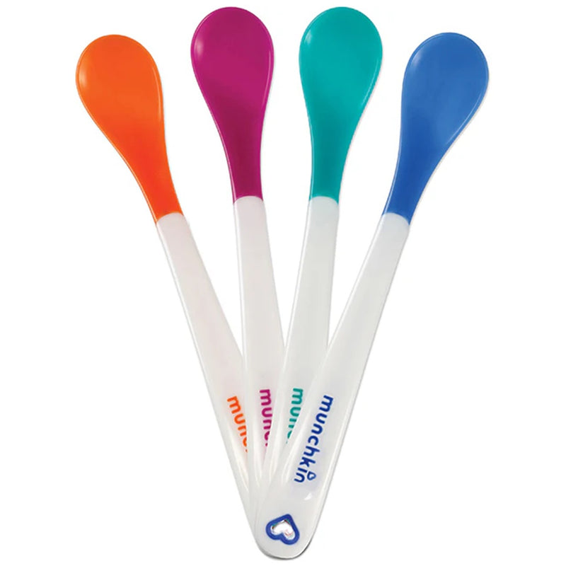 Munchkin White Hot Infant Spoons 4 Pack