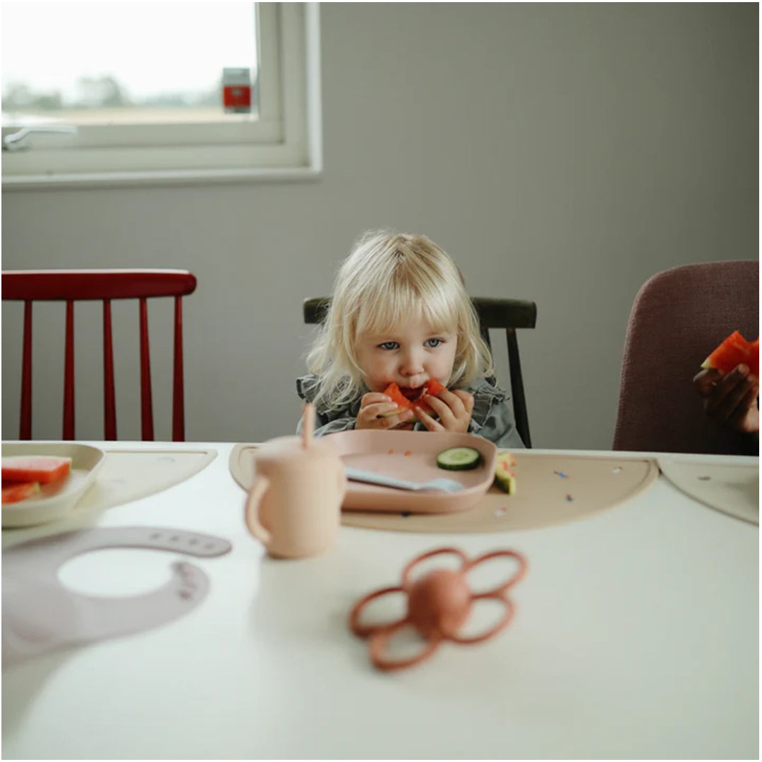 Mushie Silicone Placemat Lilac Flowers