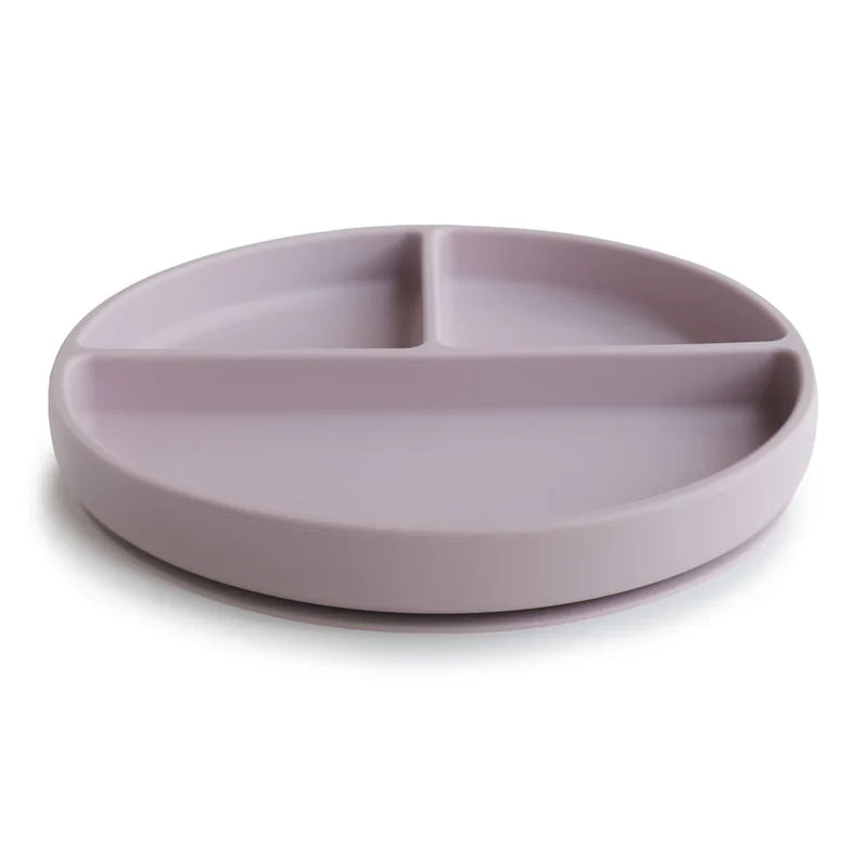 Mushie Silicone Suction Plate - Soft Lilac