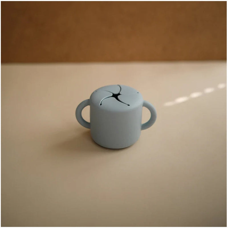 Mushie Snack Cup Powder Blue