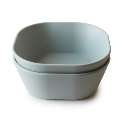 Mushie Square Dinnerware Bowl Set of 2 - Sage