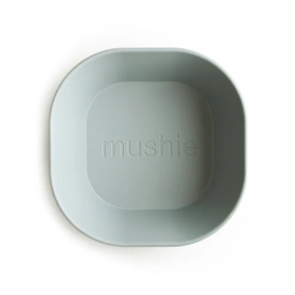 Mushie Square Dinnerware Bowl Set of 2 - Sage