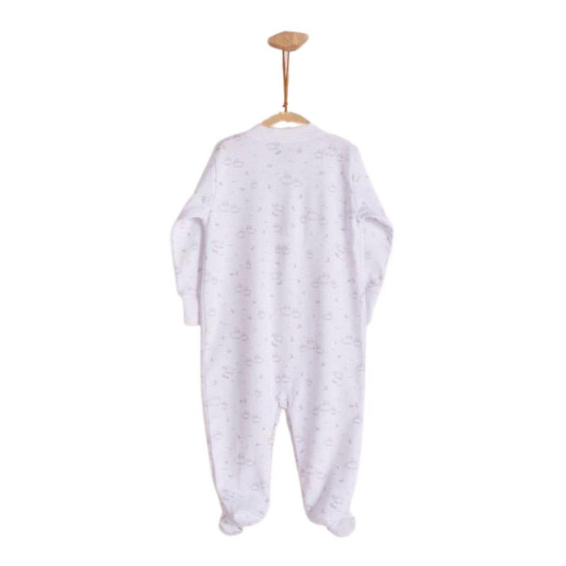 Babycottons My Fluffy Sheep Footed Pajama Pink