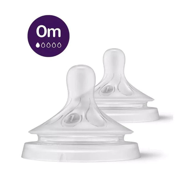 Avent Natural Response Nipple Flow 1/ 0M+ 2pk